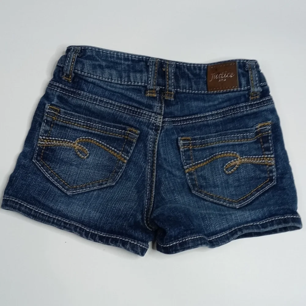 Justice Girl Denim Shorts Sz 7S